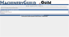 Desktop Screenshot of machineryguild.com